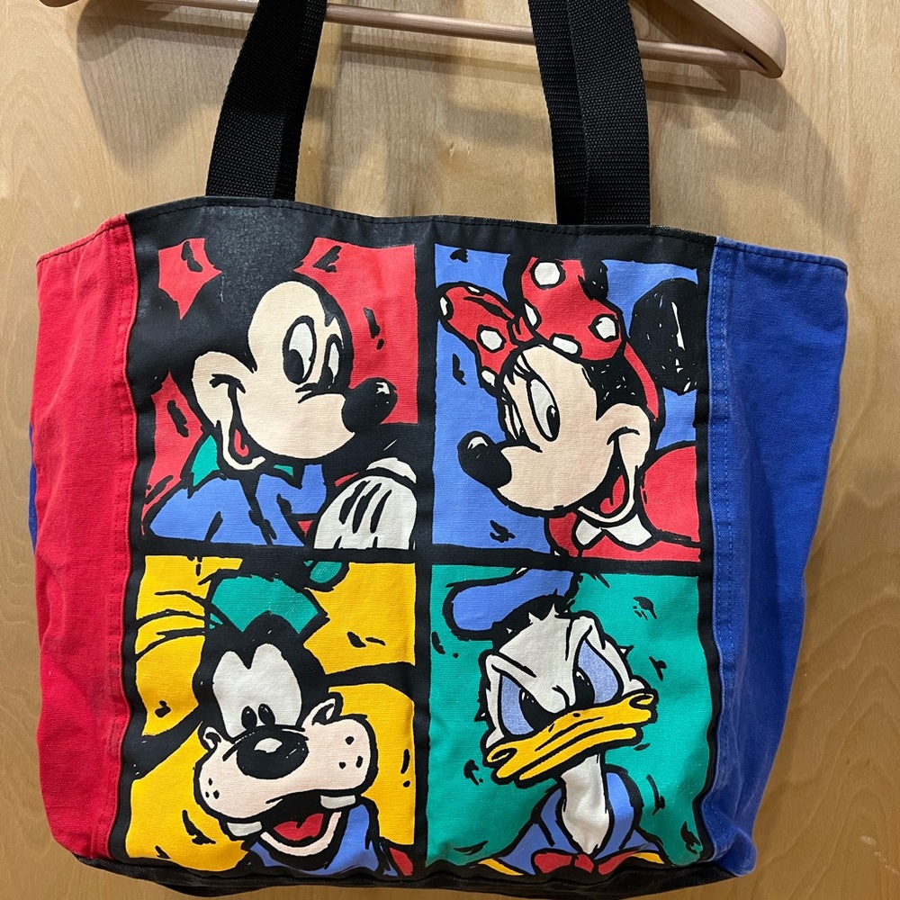 Vintage Walt Disney denim/ cotton tote bag